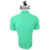 RCBPC Men Short Sleeve Shirt  Business Wear Spring Green PMSSA60033